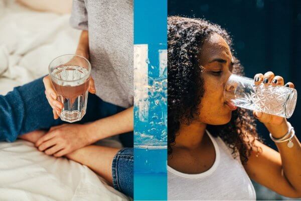 Drinking water is part of a healthy lifestyle